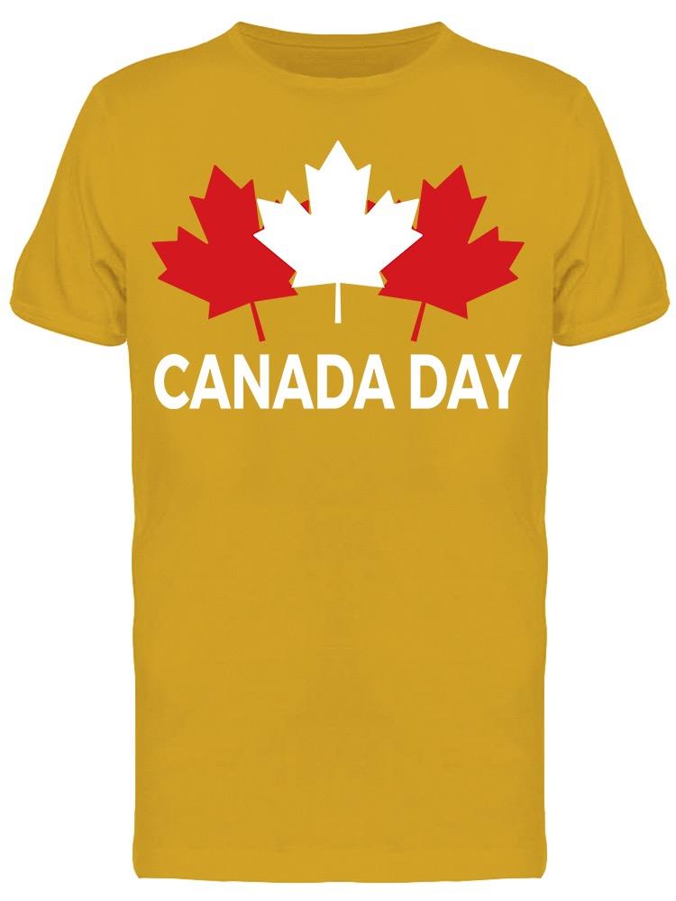3 Maple Leaves, Canada Day Tee Men's -Image by Shutterstock
