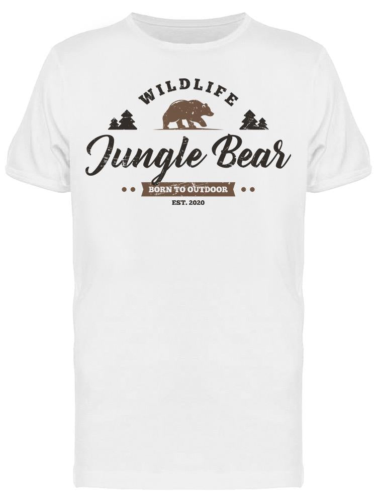 Bear  Outdoor Vintage Style Tee Men's -Image by Shutterstock