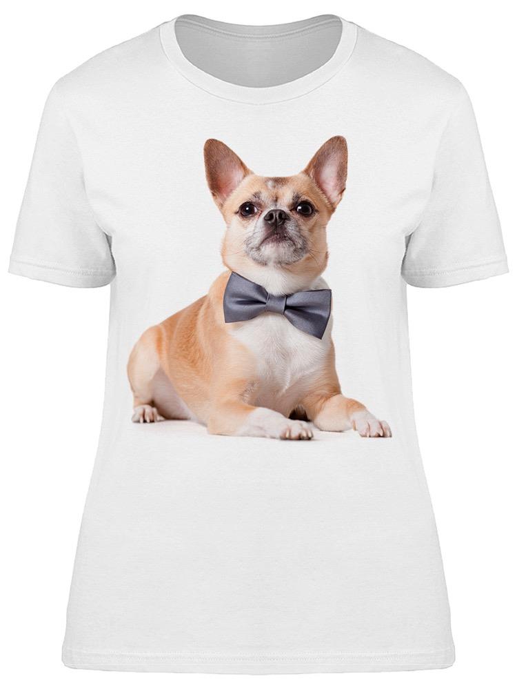 Cute Chihuahua With A Bow Tie Tee Women's -Image by Shutterstock