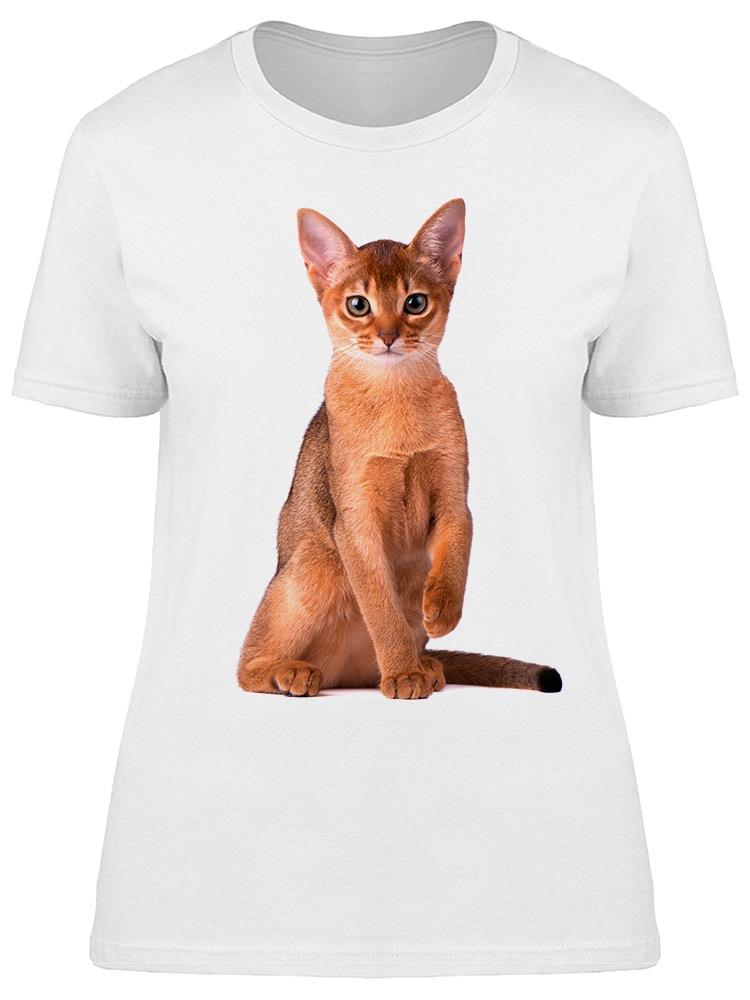 Pretty Abyssinian Cat Tee Women's -Image by Shutterstock
