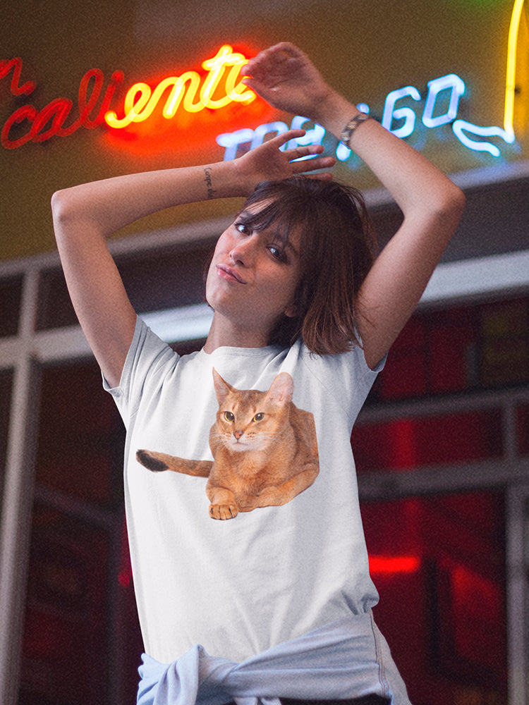 Abyssinian Cat Tee Women's -Image by Shutterstock