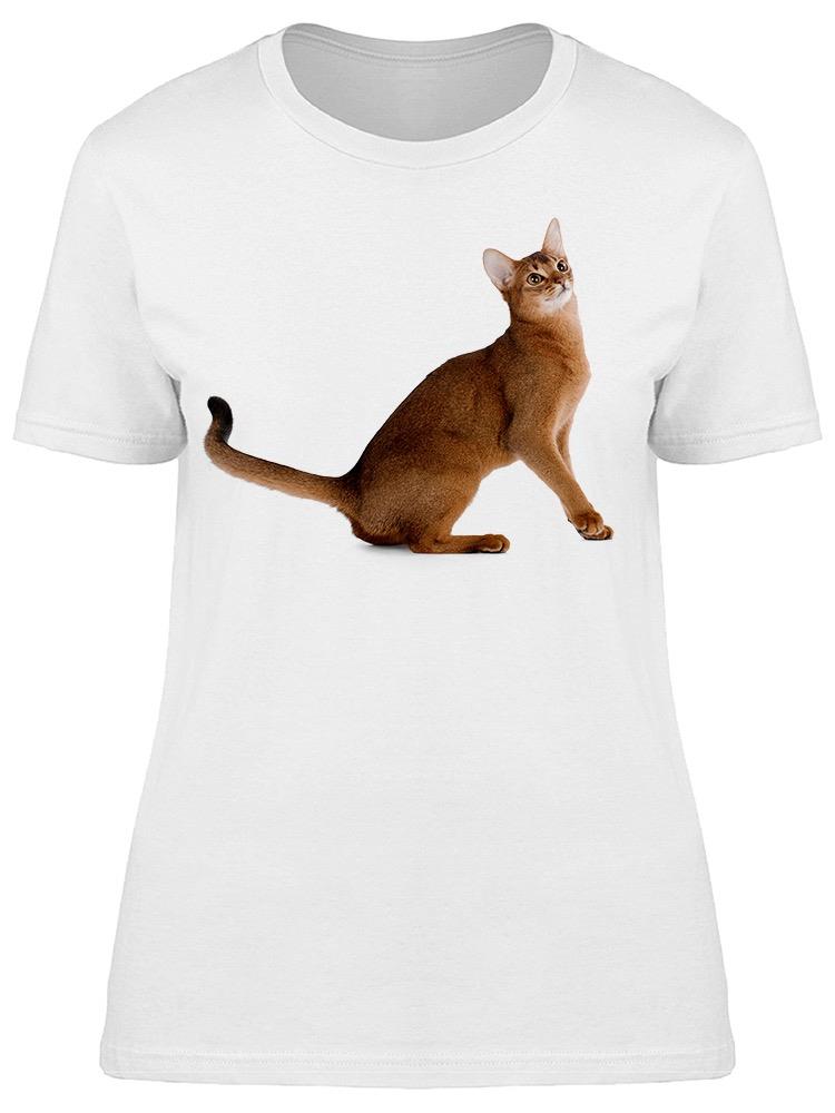 Beautiful Young Abyssinian Cat  Tee Women's -Image by Shutterstock