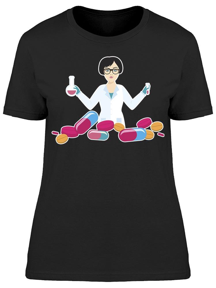 Pharmacist With Pills Tee Women's -Image by Shutterstock