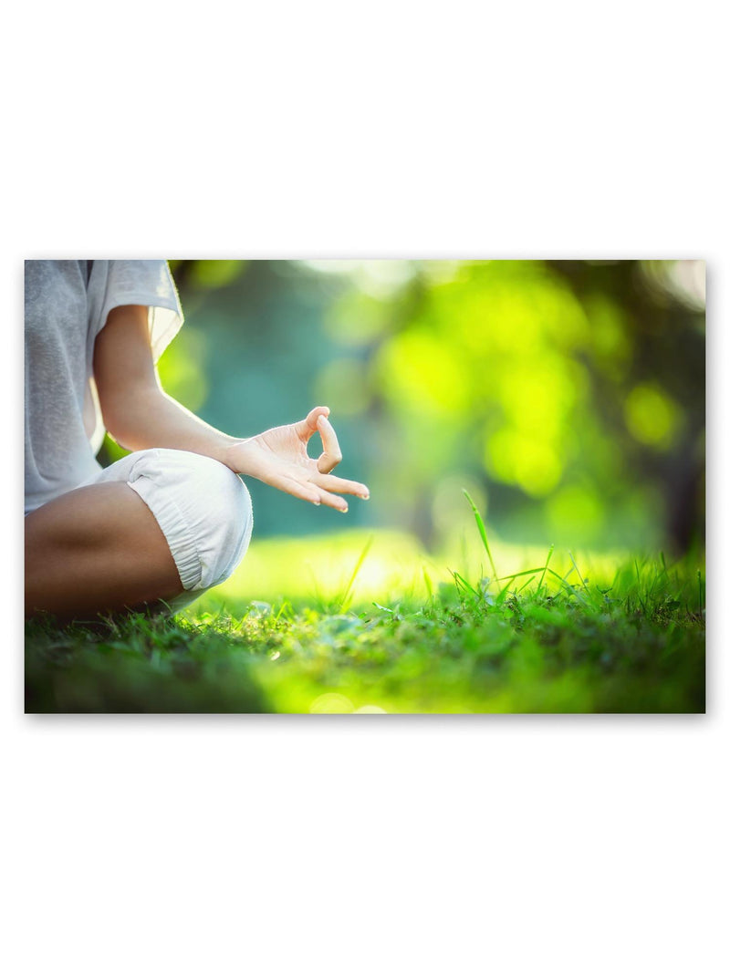 Yoga In The Park Poster -Image by Shutterstock