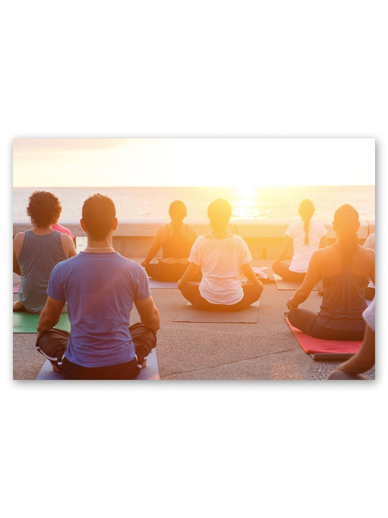 Sunset Yoga Poster -Image by Shutterstock