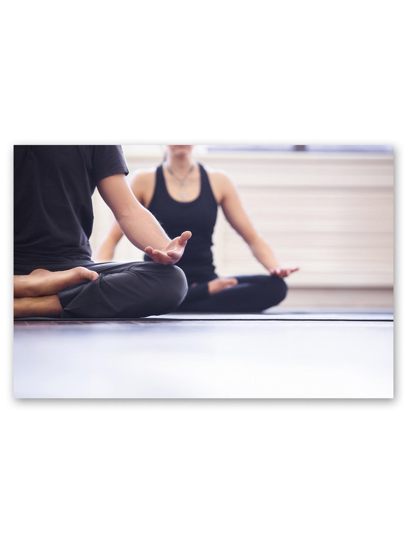 Yoga Group Meditating Poster -Image by Shutterstock