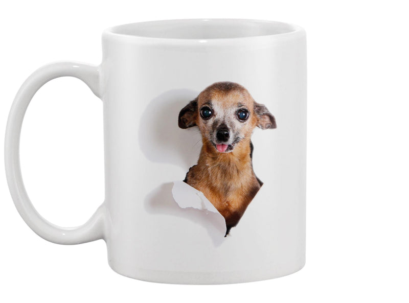 Cute Dog With Protruding Tongue Mug -Image by Shutterstock