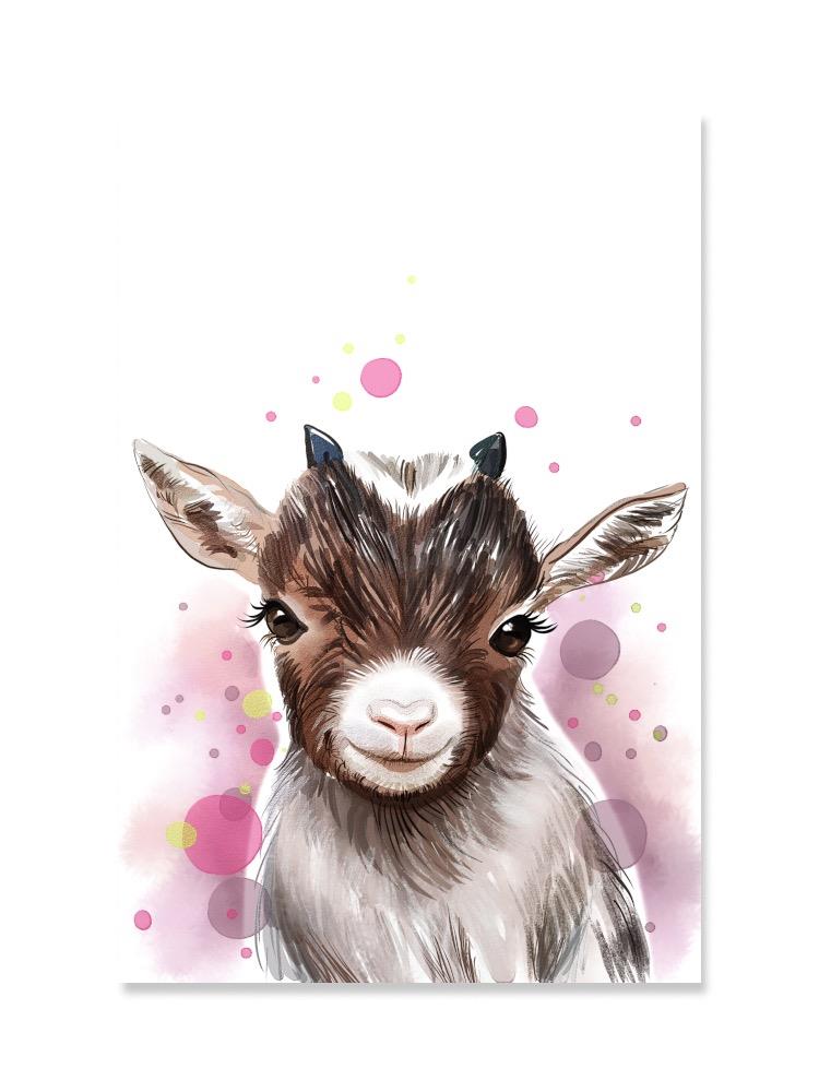 Adorable Baby Goat  Poster -Image by Shutterstock