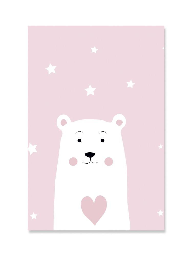 Cute Loving Nursery Bear Poster -Image by Shutterstock