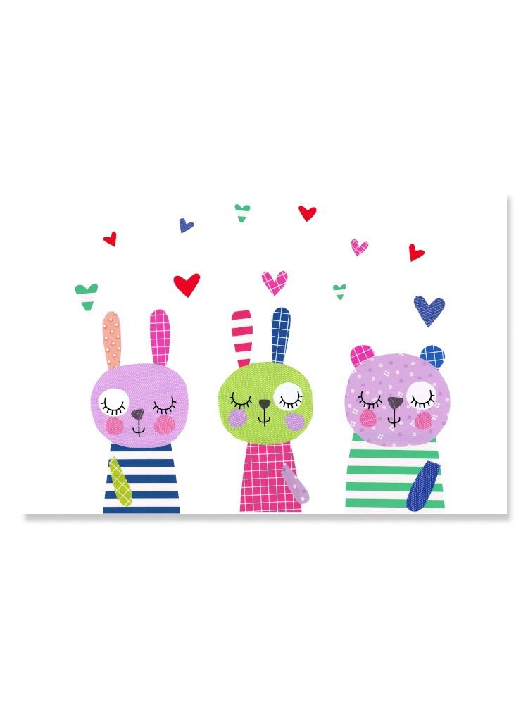 Adorable Baby Nursery Animals Poster -Image by Shutterstock