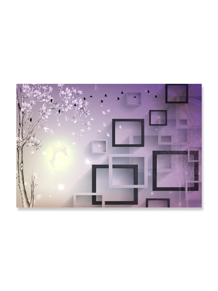 Nature With Geometry Design Poster -Image by Shutterstock