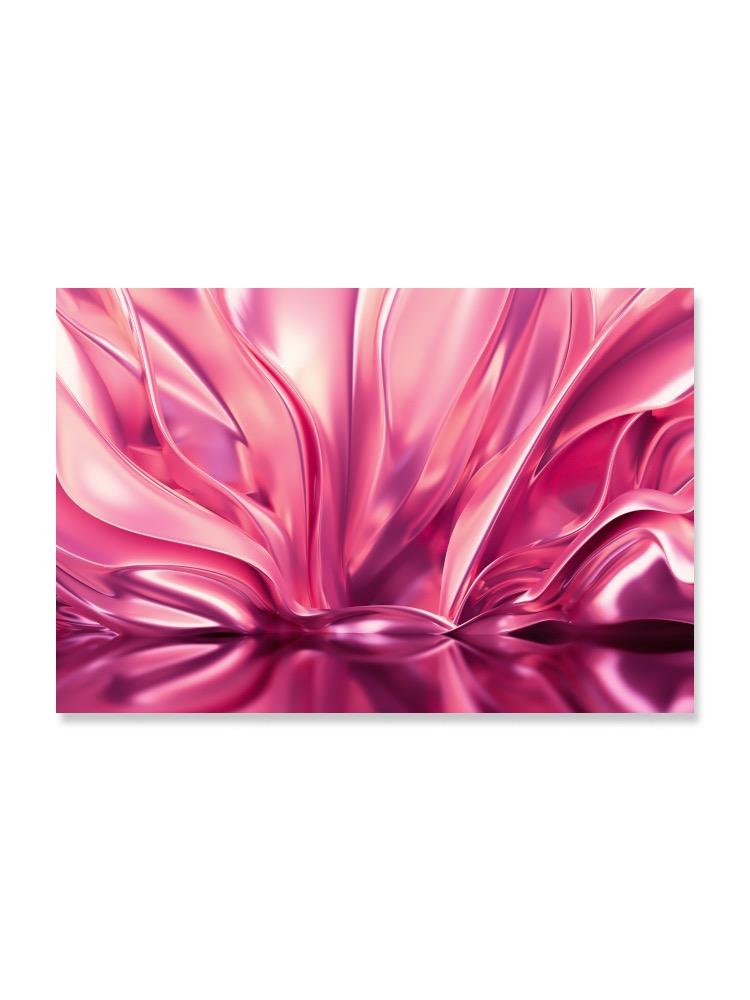 3d Futuristic Room In Pink  Poster -Image by Shutterstock