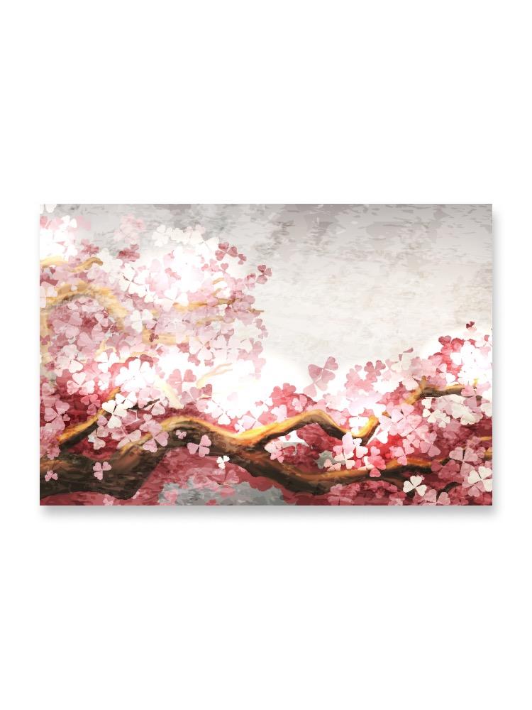 Sakura Branch Blooming Poster -Image by Shutterstock