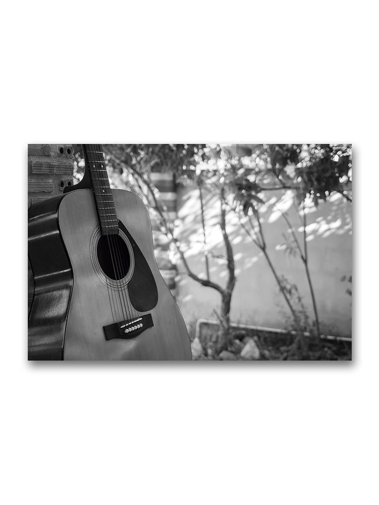 Acoustic Guitar Portrait Poster -Image by Shutterstock