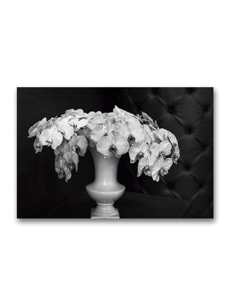 Orchids In A Vase Poster -Image by Shutterstock