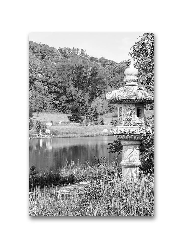 Asian Architecture And River Poster -Image by Shutterstock