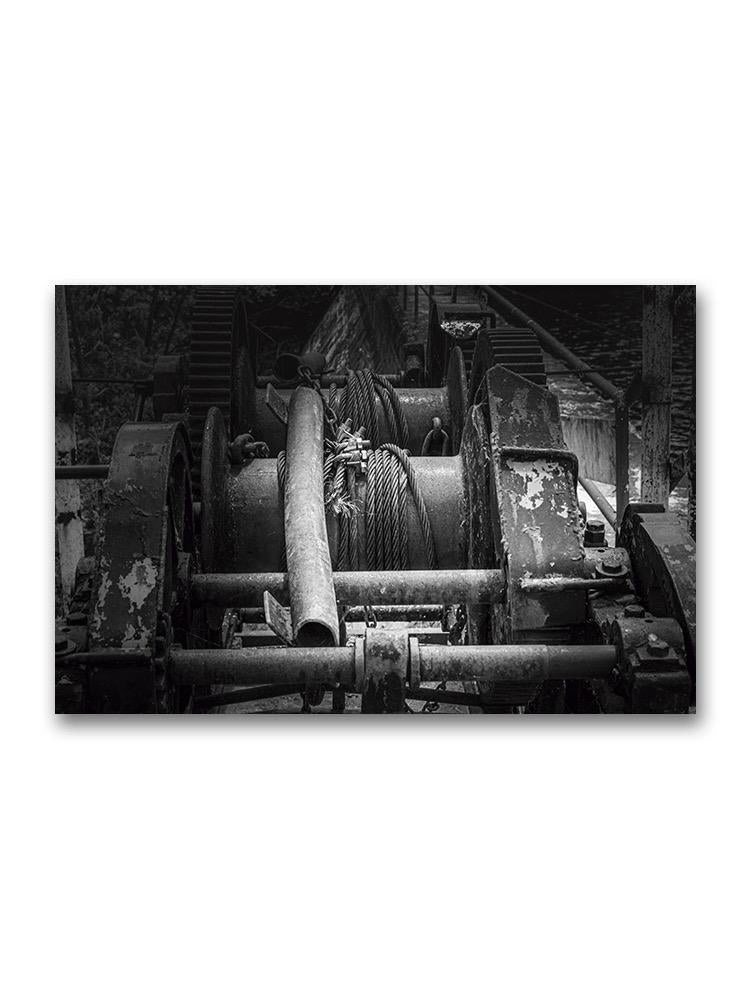 Hauling Logs Railway Mechanism Poster -Image by Shutterstock
