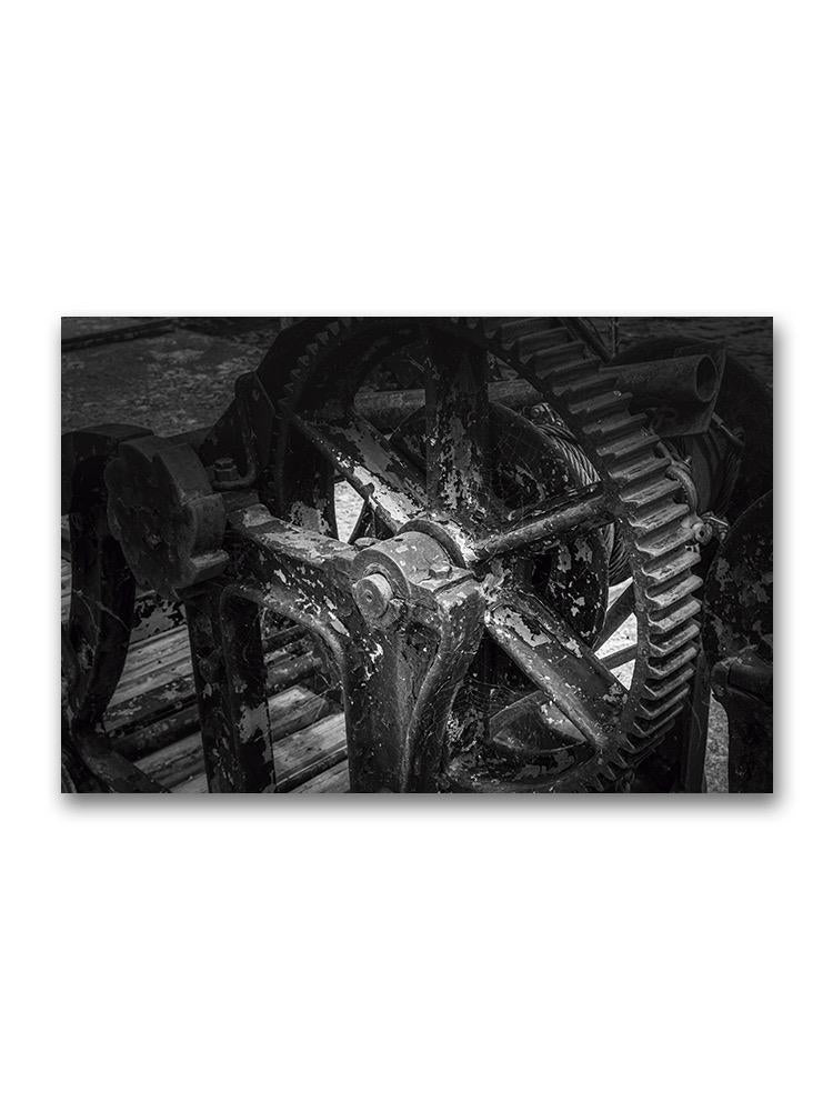 Gear Mechanism For Hauling Logs Poster -Image by Shutterstock