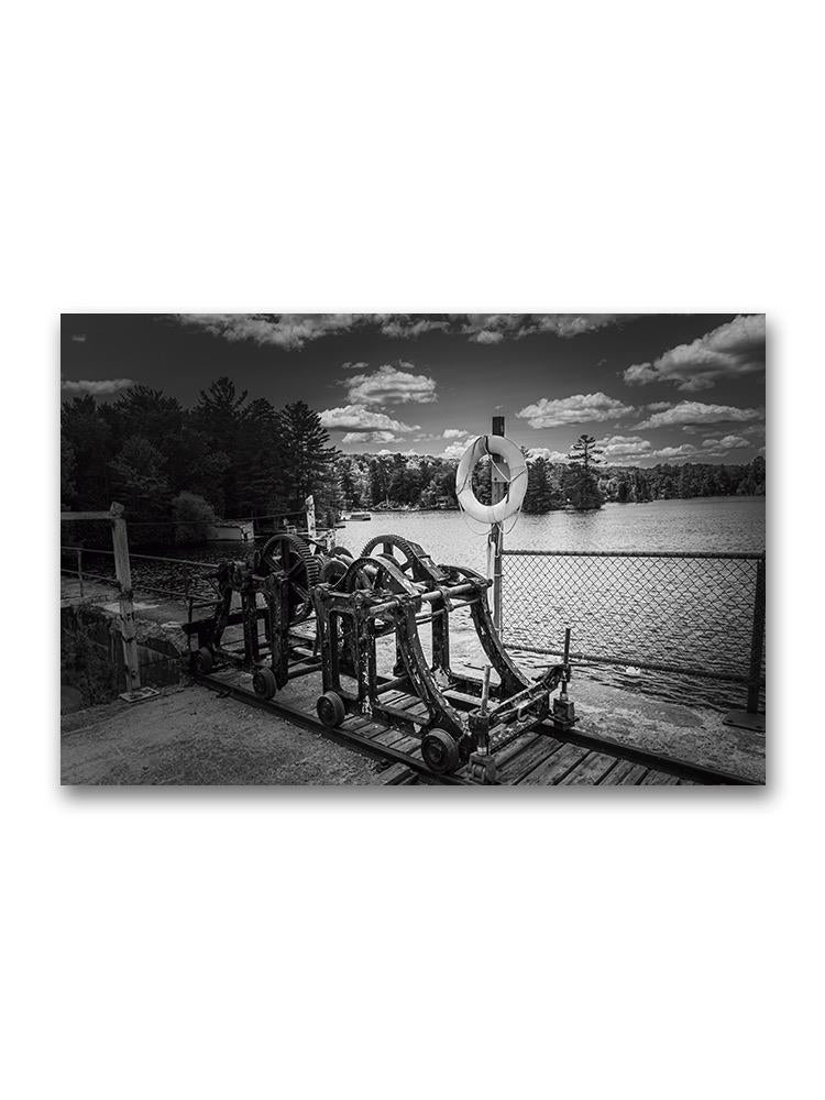 Log Hauling Gear Mechanism Poster -Image by Shutterstock