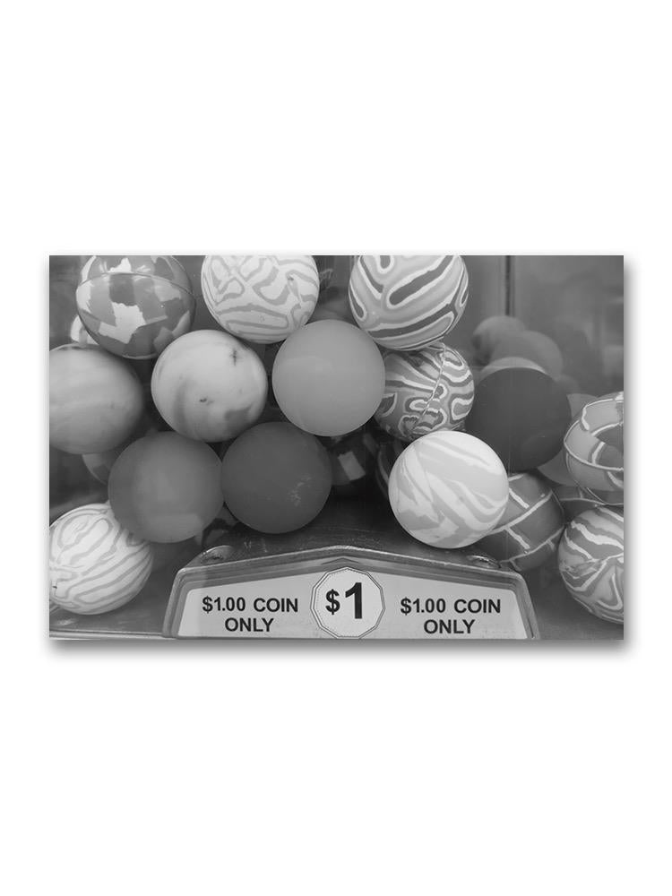 Vending Machine With Balls Poster -Image by Shutterstock