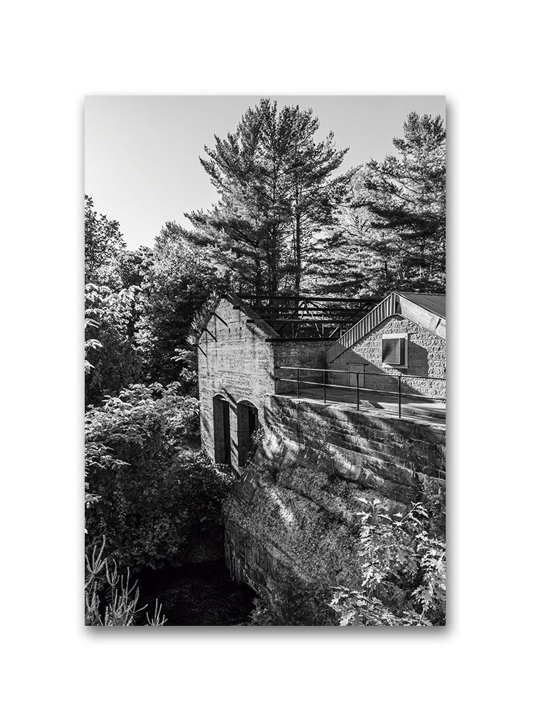 Old Abandoned Hydro Building Poster -Image by Shutterstock