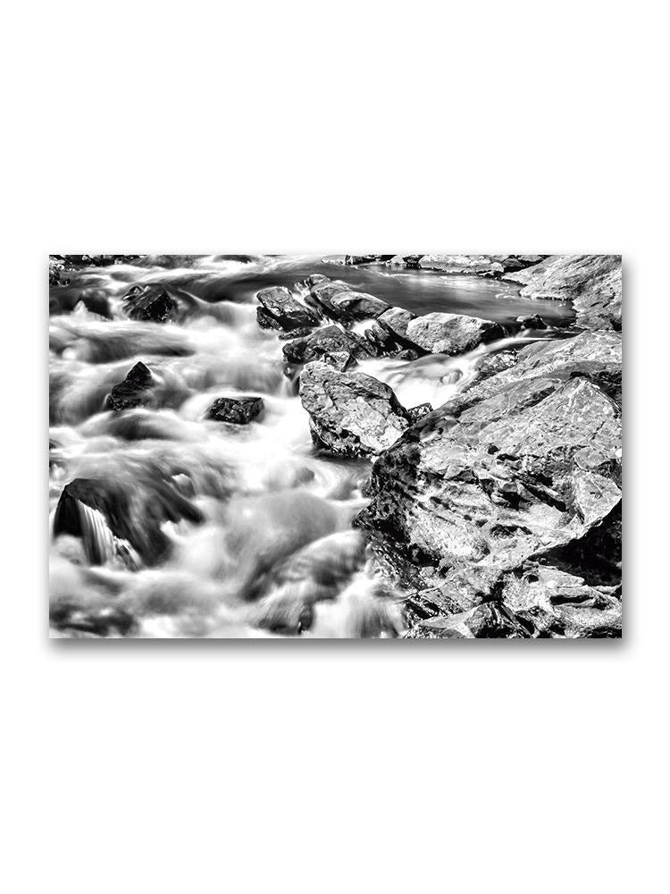 Waterfalls Through Rocks Poster -Image by Shutterstock