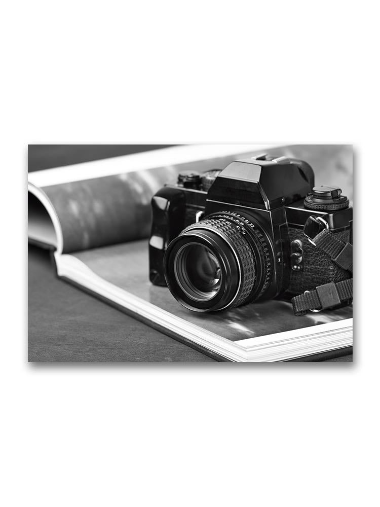 Vintage Photo Camera Close-up Poster -Image by Shutterstock