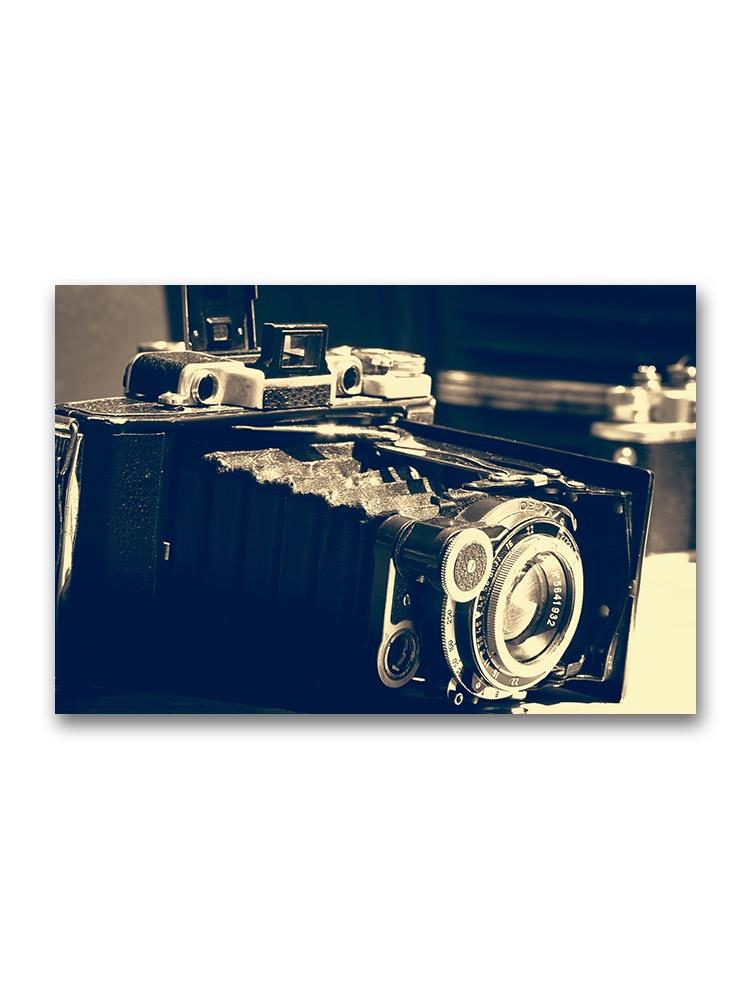 Old-fashioned Photo Camera Poster -Image by Shutterstock