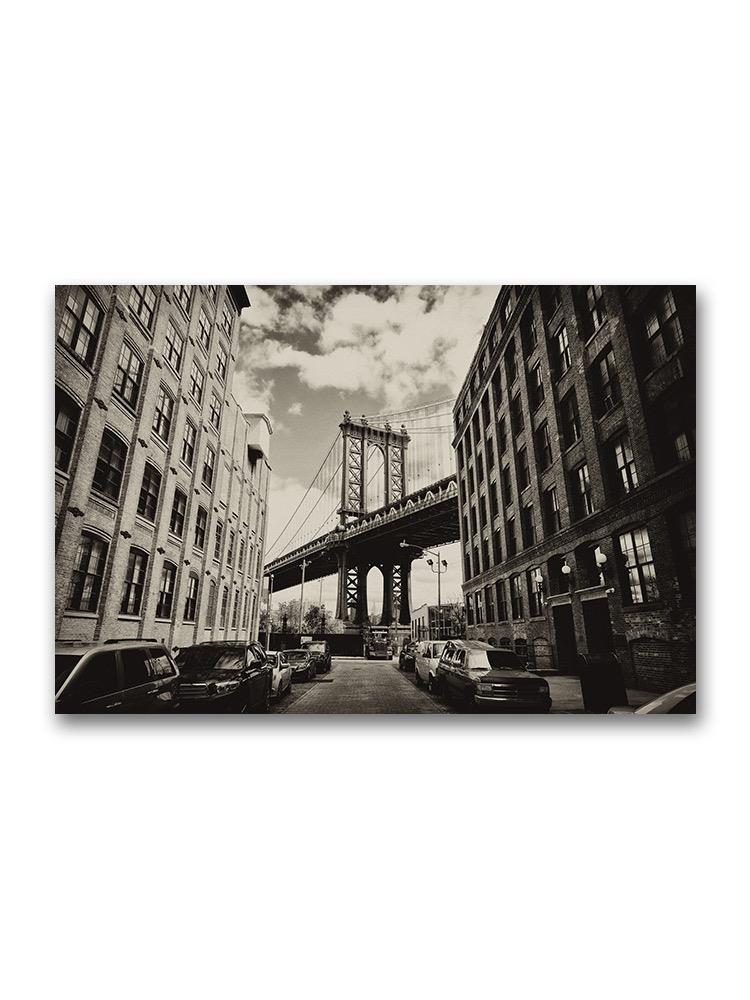 Manhattan Bridge Landscape Poster -Image by Shutterstock