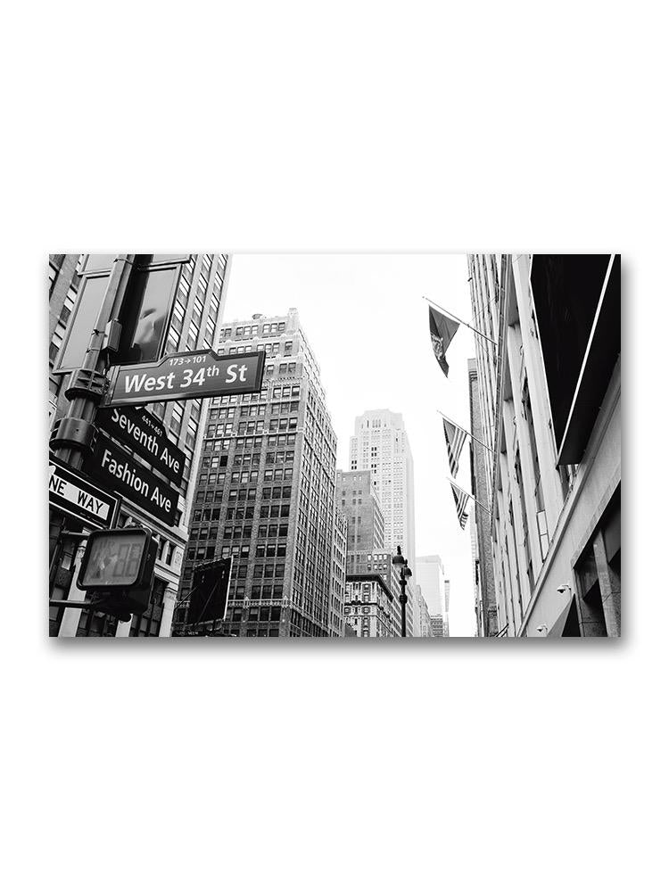 Manhattan Cityscape Poster -Image by Shutterstock