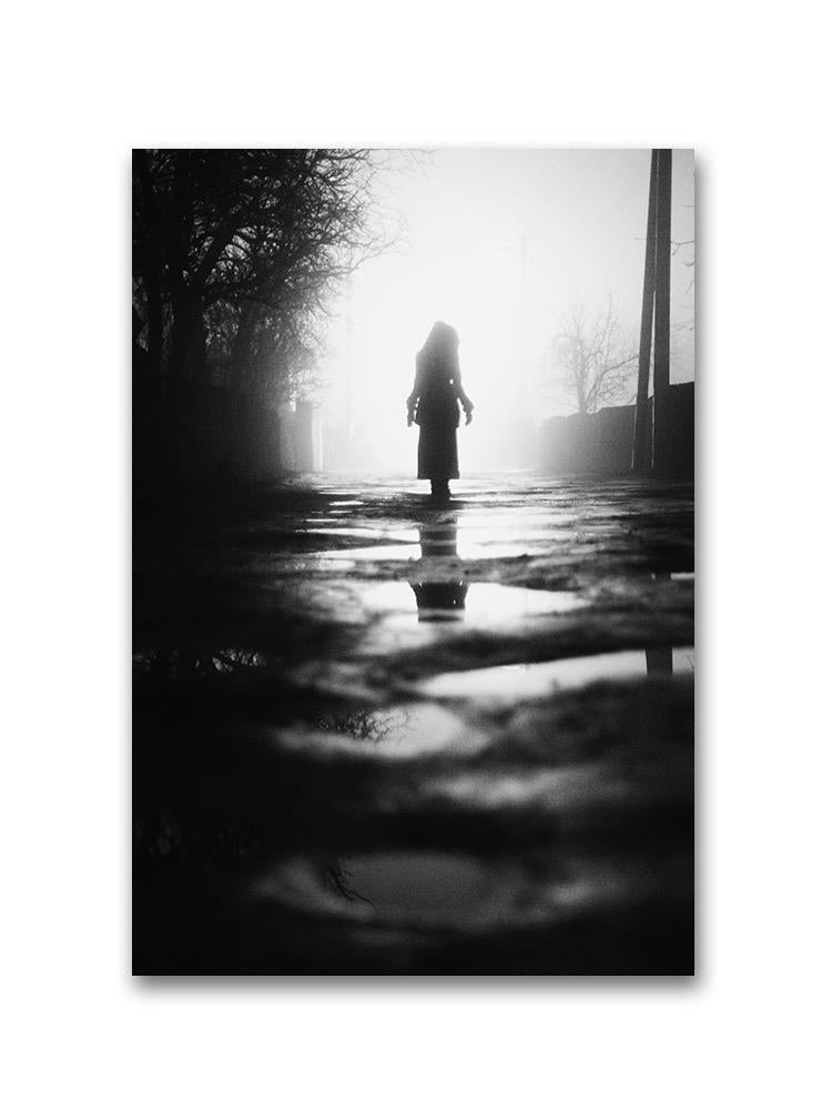 Foggy Night Landscape Poster -Image by Shutterstock