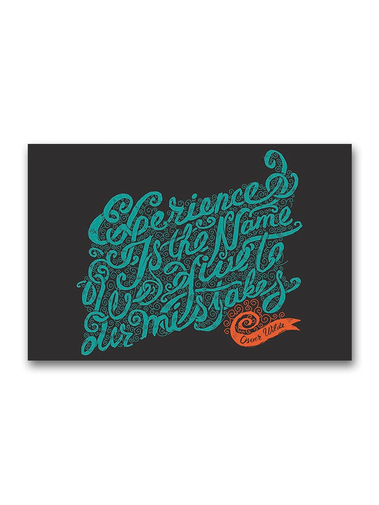 Experience Name For Mistakes  Poster -Image by Shutterstock