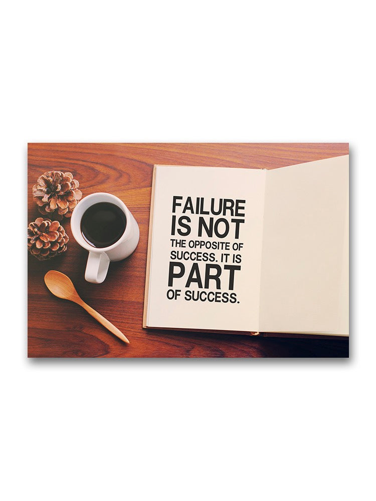 Failure, Part Of Success Poster -Image by Shutterstock