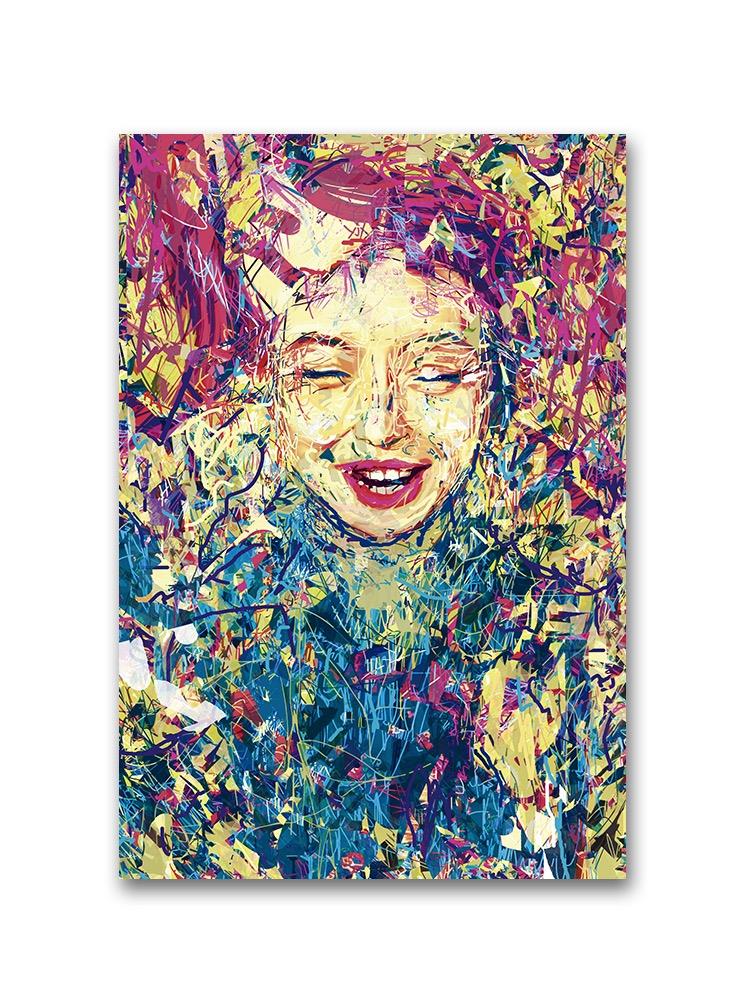 Abstract Art Girls Face Poster -Image by Shutterstock