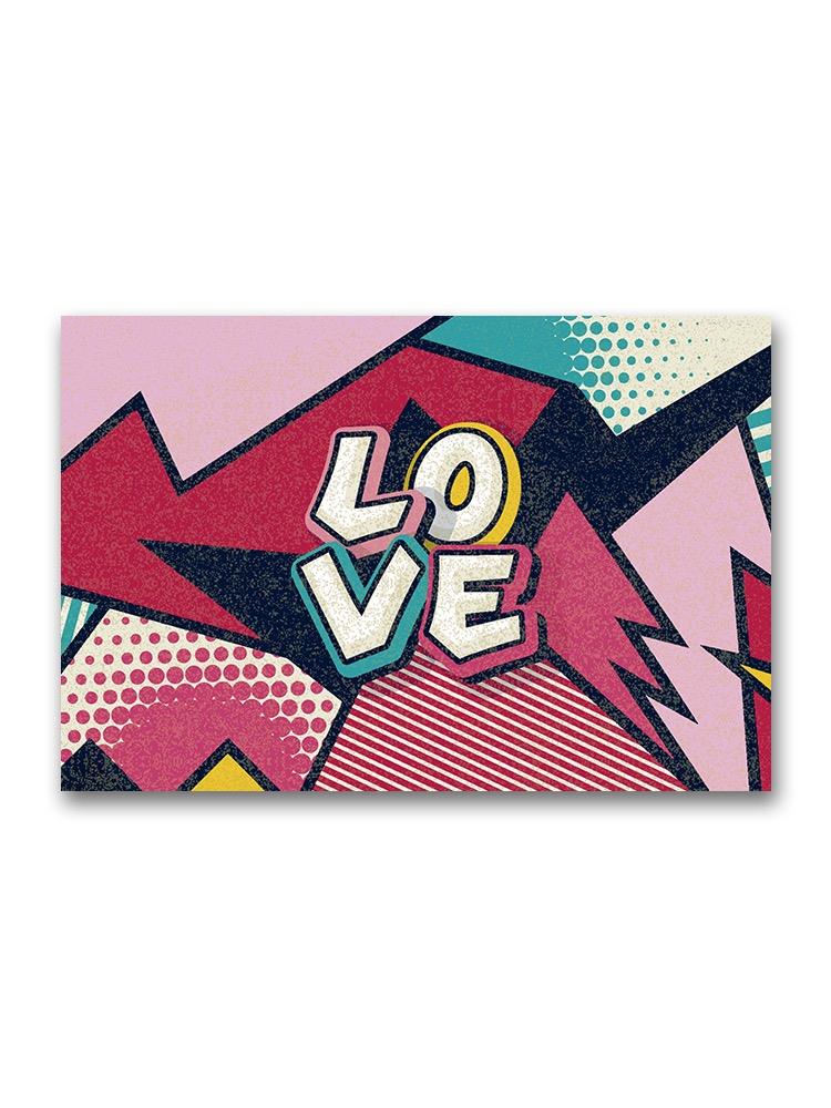 Love! Pop Art Poster -Image by Shutterstock