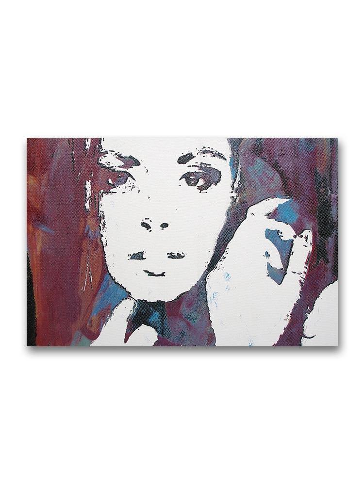 Pop Portrait Of Womanes Face Poster -Image by Shutterstock
