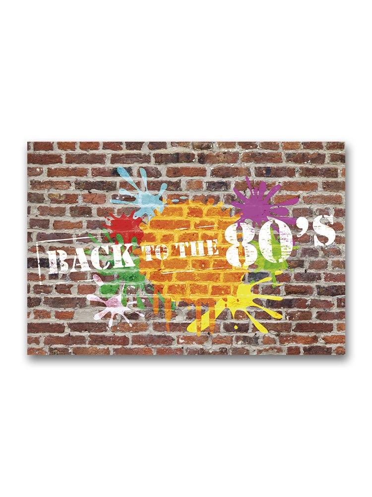 Back To The 80's Poster -Image by Shutterstock