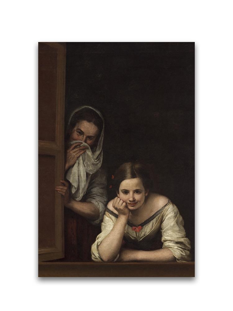 Women At A Window Oil Painting Poster -Image by Shutterstock