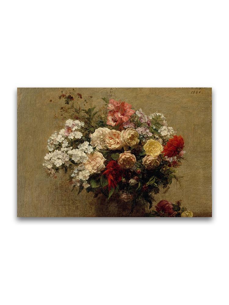 Summer Flowers Oil Painting Poster -Image by Shutterstock