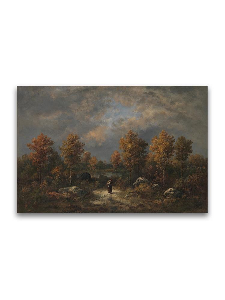 Woodland Pond Narcisse Virgilio Poster -Image by Shutterstock