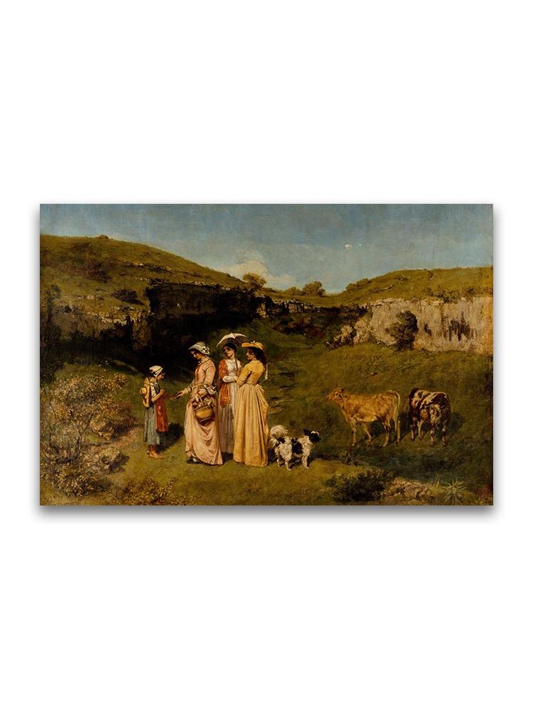 Ladies Village Gustave Courbet Poster -Image by Shutterstock