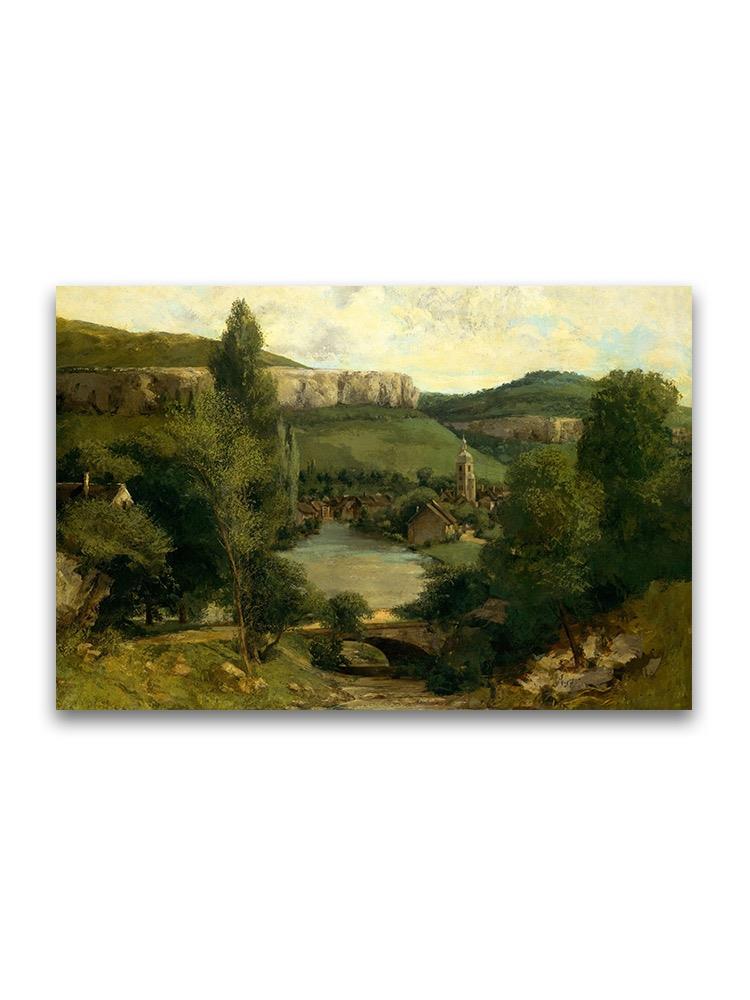 View Ornans Gustave Courbet Poster -Image by Shutterstock