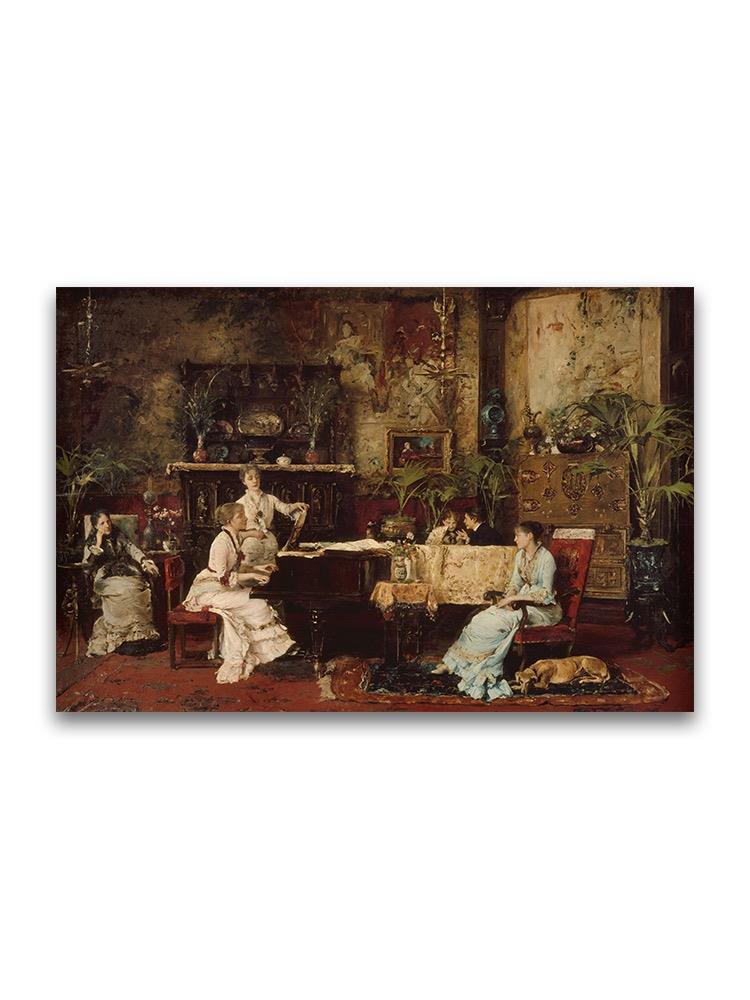 Music Room Mihaly Munkacsy Poster -Image by Shutterstock