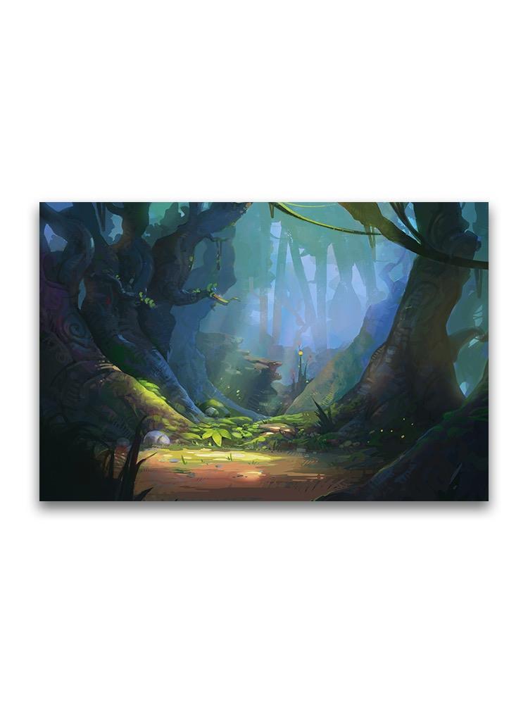 Enchanted Forest Dark Land Poster -Image by Shutterstock