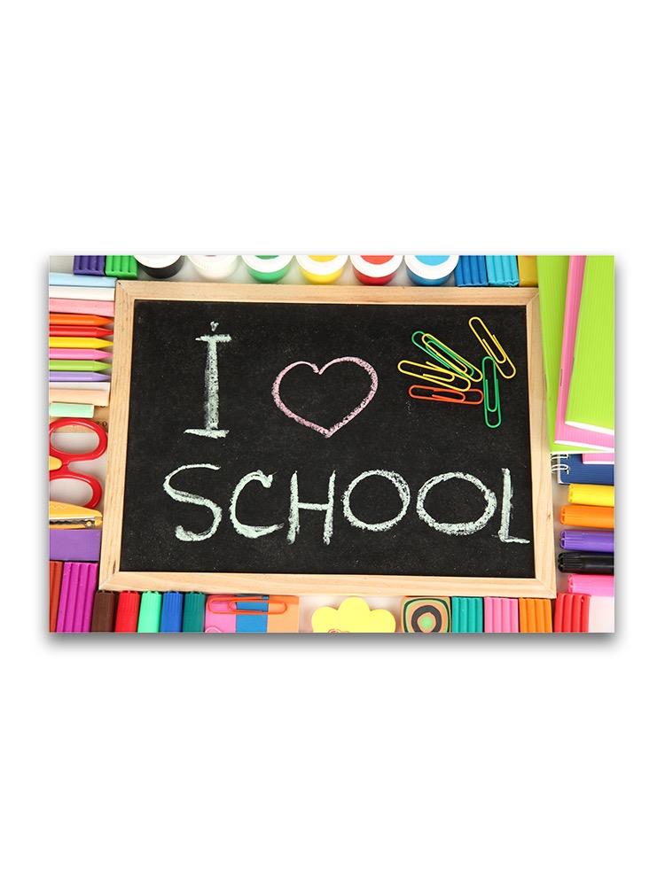 I "heart" School Poster -Image by Shutterstock