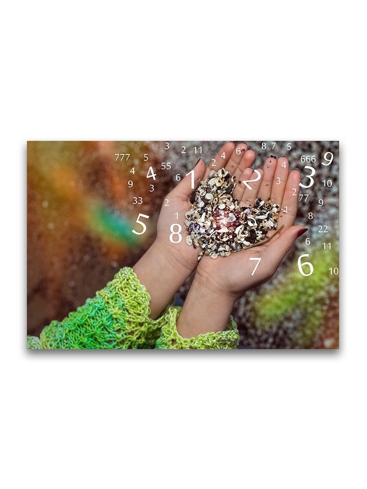 Hands Holding Figures Poster -Image by Shutterstock