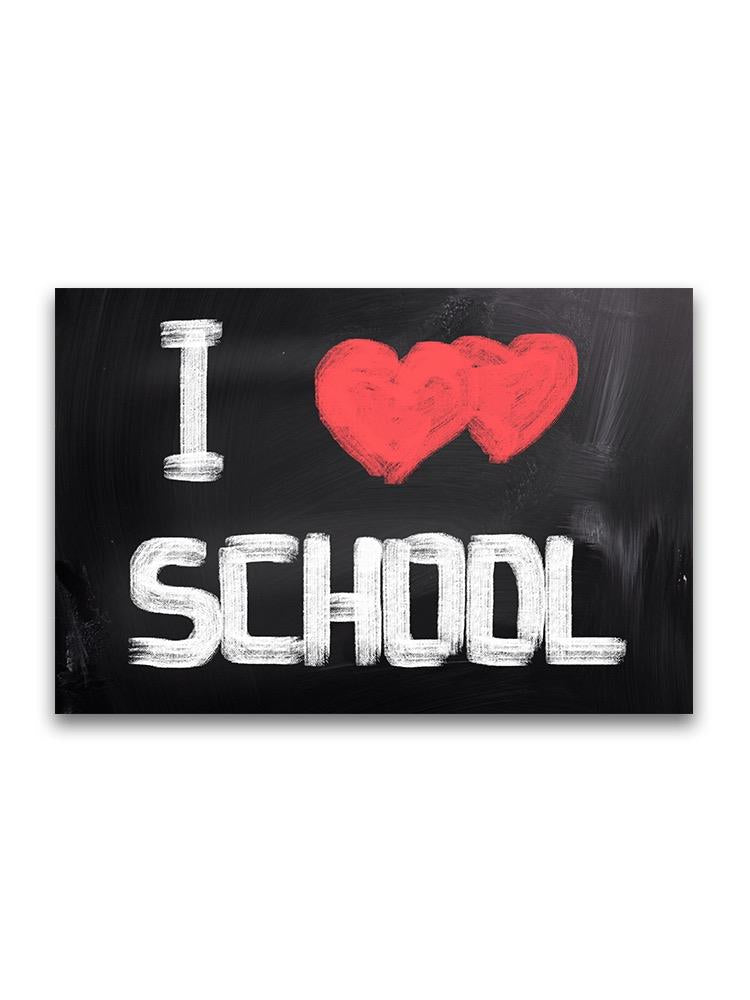 I Love School Poster -Image by Shutterstock
