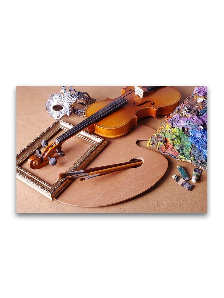 Violin Attributes Poster -Image by Shutterstock