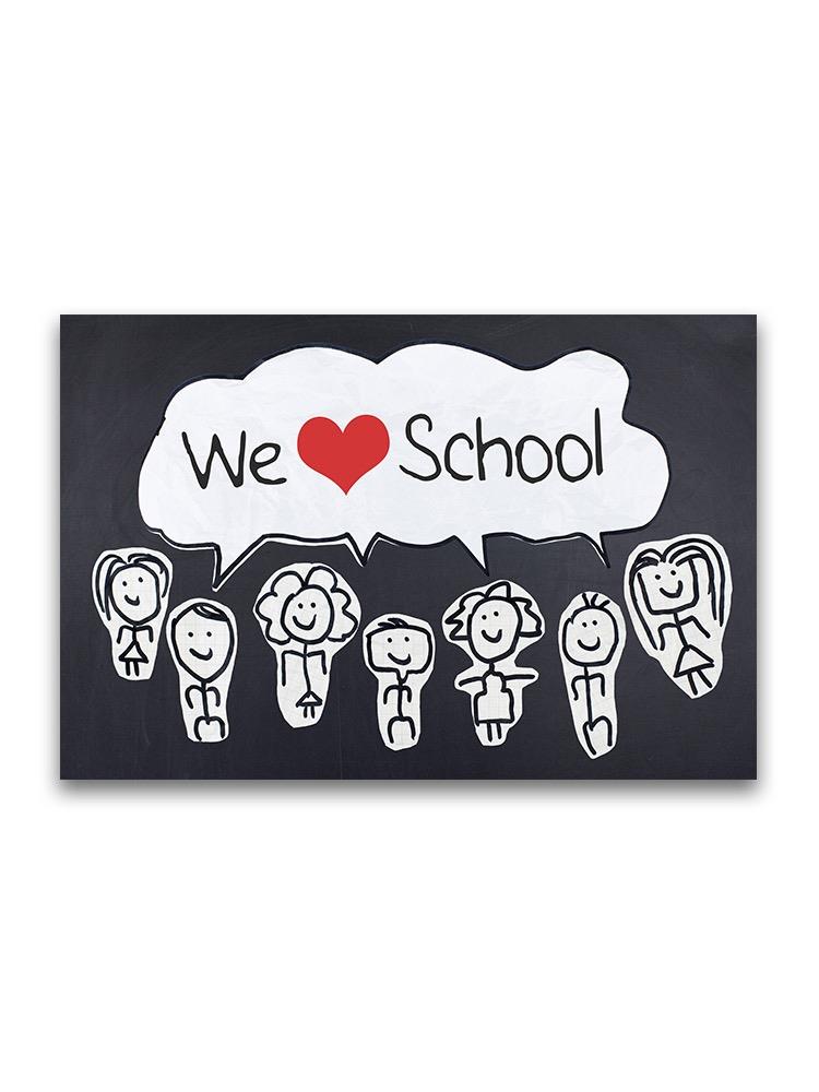 We Love School, Figurines Poster -Image by Shutterstock