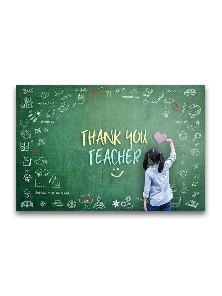 Thank You Teacher! Poster -Image by Shutterstock